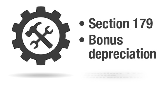 Section 179 and bonus depreciation